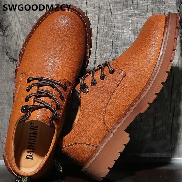 

leather casual shoes men fashion mens luxury shoes men designer zapatos cuero hombre sapato homem chaussures pour homme, Black