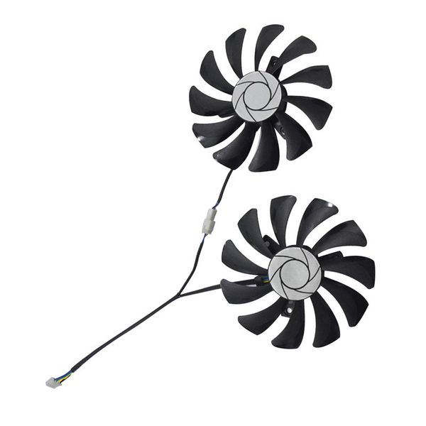 

new 1 pair graphics card fan 85mm ha9010h12f-z 4pin cooler fan replacement for msi gtx 1060 oc 6g gtx 960 p106-100 p106 gtx1060
