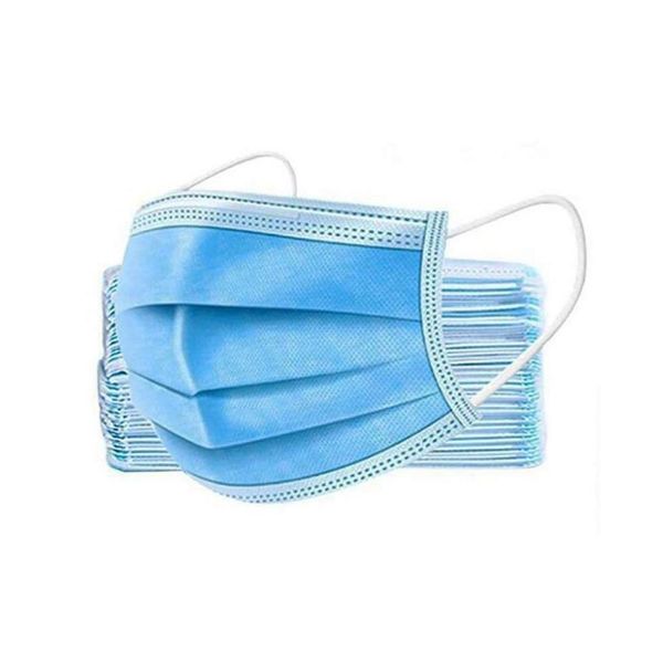 

mouth disposable mask soft masks layer non-woven tkdq cover disposable 3-ply ear-loop breathable dust outdoor fast masks 3 part fa ship tbul