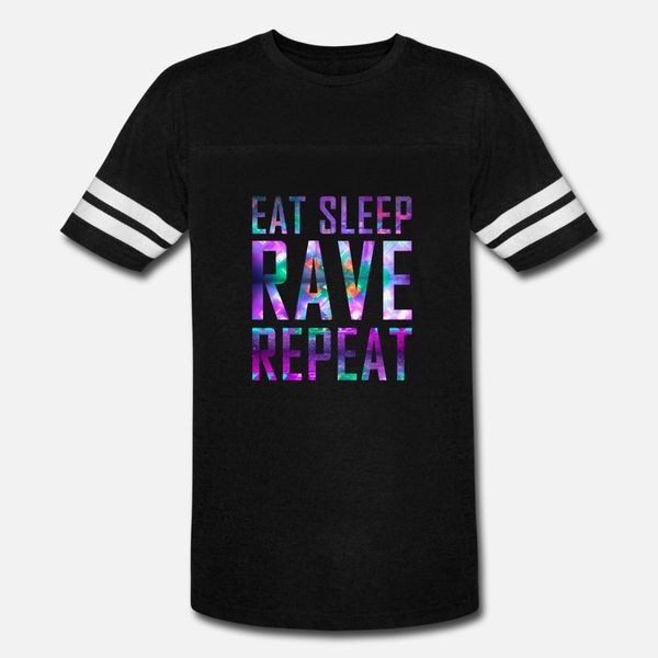 

eat sleep rave repeat festival party music t shirt men printing cotton round collar kawaii crazy new style summer style unique shirt