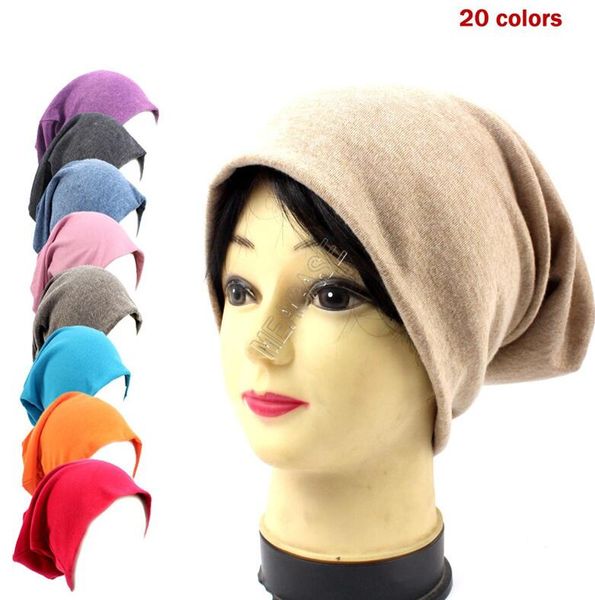 

new adults knitted hat autumn winter warm candy beanies women men sports outdoor hip hop skull cap pullovers hats ear muff headgear d92407, Yellow