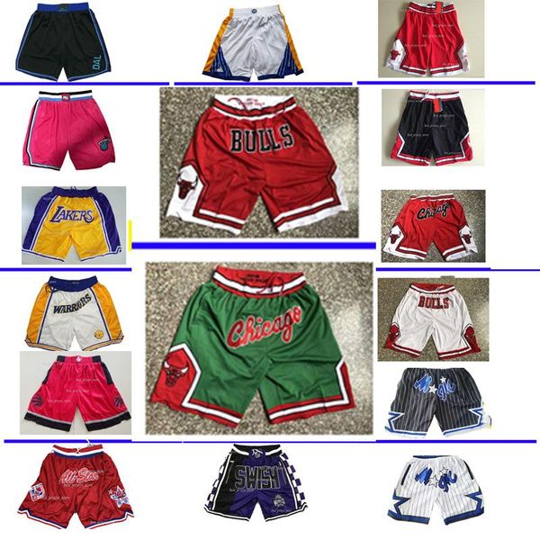 

men basketballs just don pocket shorts hip-hop all city teams name year id tags mitchell & ness sweatpants sport big face basketball pants, Black;red