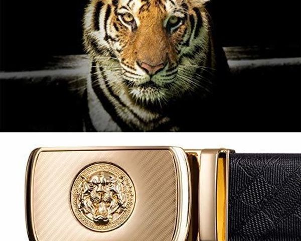 

2019 mens belts luxury cowskin genuine leather belt for man fashion automatic buckle for jeans male cintos dk-0089 y200520, Black;brown