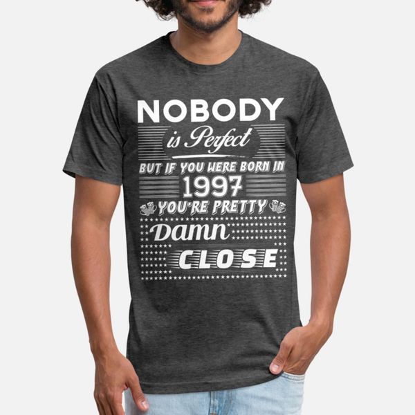 

if you were born in 1997 t shirt men knitted tee shirt size s-3xl basic solid gift new fashion summer style trend shirt