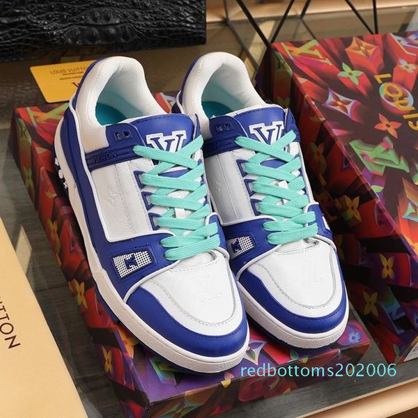 

2020 b21 fashion trend mens designer shoes leather mesh breathable comfortable outdoor shoes lace-up casual hiker shoes mens sneakers1 r06, Black