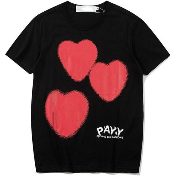 

Casual T Shirt for Men Summer Fashion Print Round Neck Short Sleeves Mens Womens Unisex T Shirt Heart Tees 2020 for Wholesale Best Sell