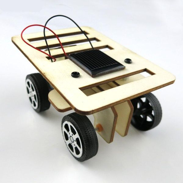 

handmade energy physical tool blocks car gizmo diy solar building kits toys teaching assembled toy vdlau