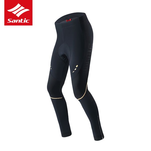 

santic men hight quality pro cycling pants 4d pad shockproof mtb mountain bike pants spring autumn riding trousers sport wear, Black;blue