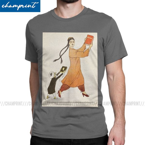 

men's t-shirts started reading lenin vintage tees cccp ussr soviet union kgb communism socialism t shirt round neck clothes