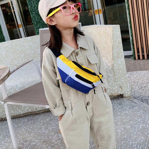 

waist packs hit color kids casual fanny chest pack hit color children waist pouch casual crossbody bag daily shopping