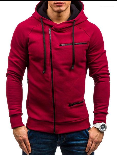 

slim zipper cardigan hoodie outerwear fashion casual mens clothing new autumn winter mens designer jackets zipper accessories casual, Black;brown