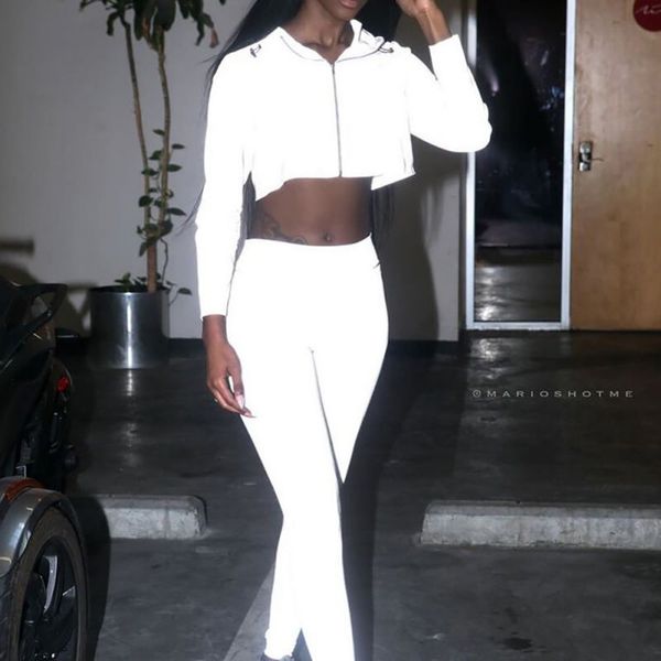 

women's jackets spring reflective female jacket casual sport hooded short coat women stylish crop top, Black;brown