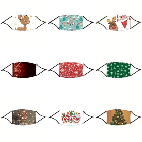 

anti dust face mouth er pm2.5 designer christmas mask dustproof anti-l washable reusable ice silk christmas masks rra1365#77933, Black