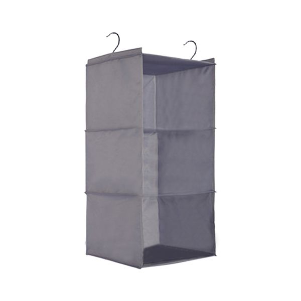 

hanging closet organizer dustproof wardrobe storage multi floors oxford cloth
