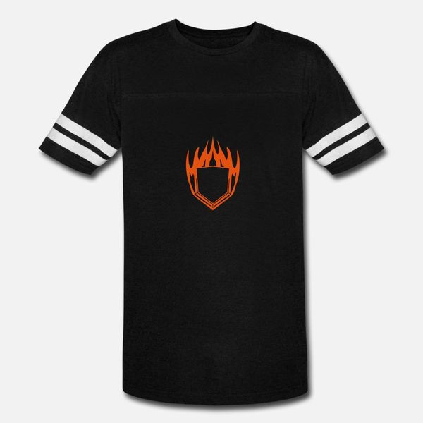 

fire flames angular shield emblem emblem frame t shirt men print cotton o-neck family cute authentic summer style vintage shirt