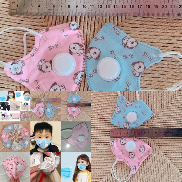 

kids mask valve with fashion breathing anti-smoke face reusable washable dustproof more sa 0kh31