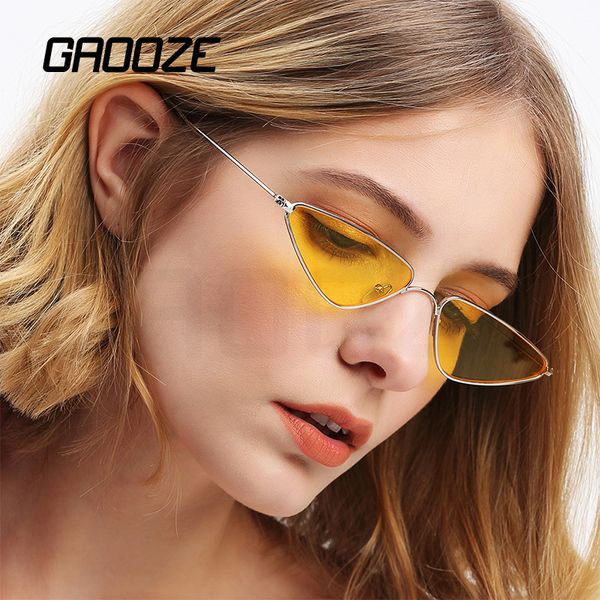 

sunglasses gaooze women cat eye glasses for driving/travel women's men classic sun glass oculos lxd48, White;black