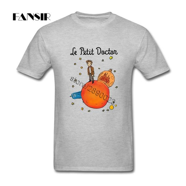 

classic style men's t-shirt the little prince doctor who short sleeved pure cotton round neck t shirt for male tee