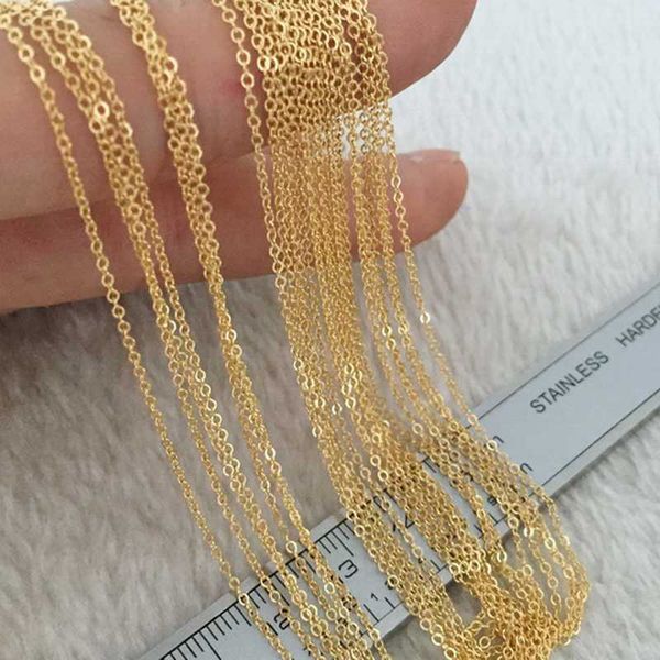 

1.28mm gold filled chain flat o chain stamp:1/20 14kgf, Silver