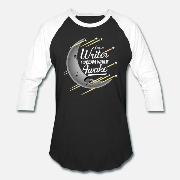 

writer dream while awake poet gift t shirt men knitted 100% cotton round neck normal famous funny casual summer pictures shirt