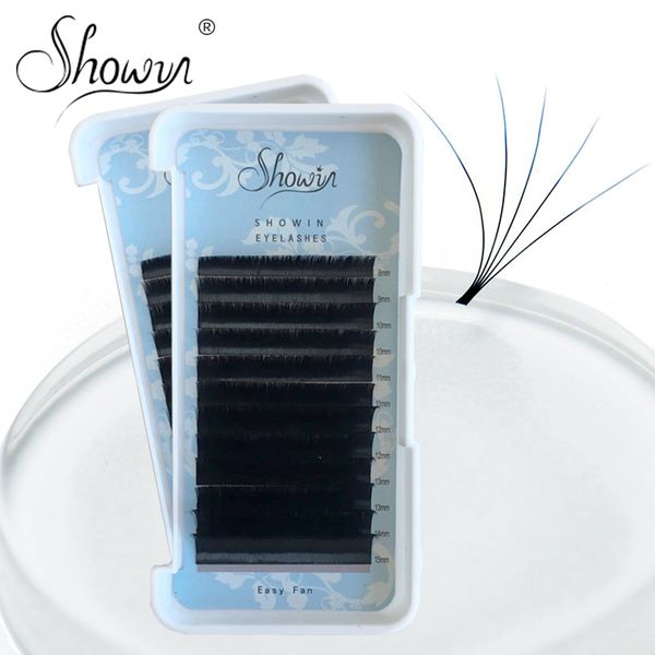 

false eyelashes cilia volume faux mink automatic flowering lash auto blooming eyelash fans