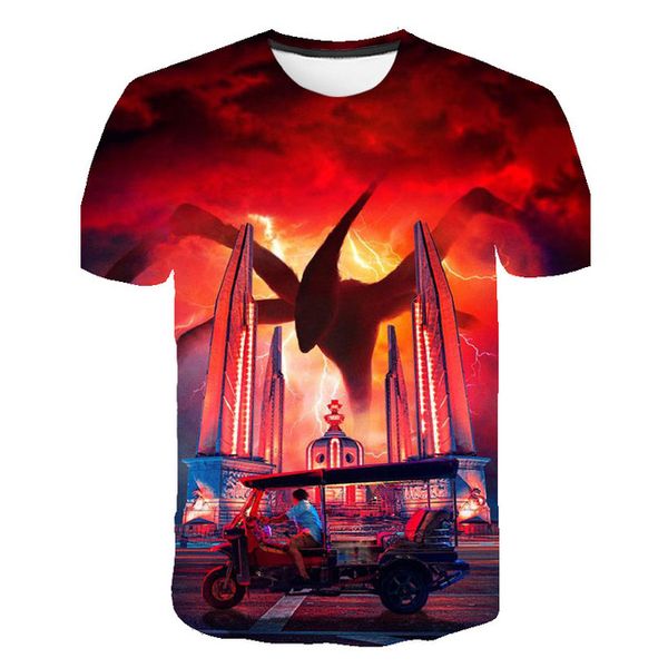 

happy childlike print 3d print shirts hippie oversized comics men clothing
