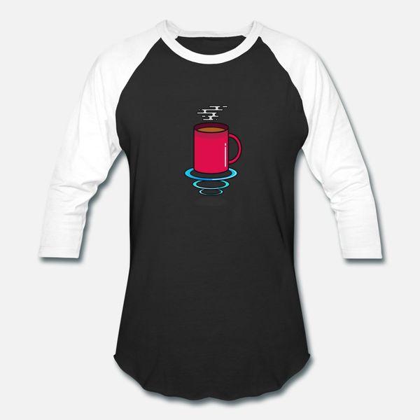 

будущее чашка кофе t shirt men character 100% хлопок o-образным вырезом kawaii fit дышащая весна осень outfit рубашка