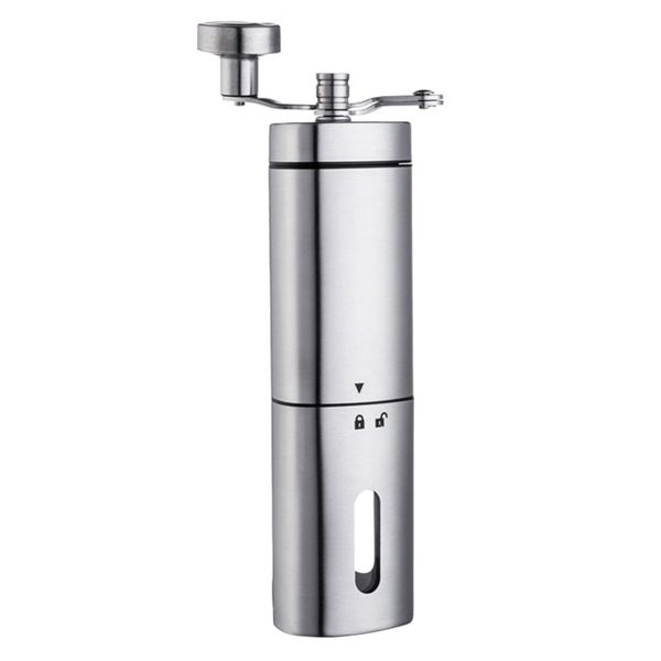

kitchen adjustable setting conical burr stainless steel manual coffee grinder