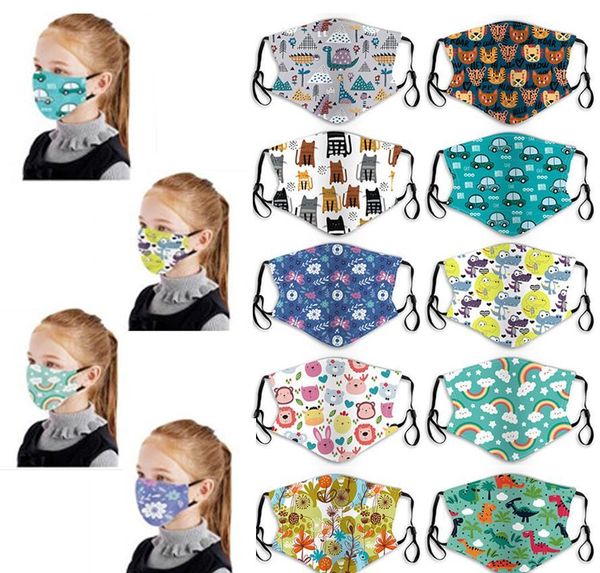 

face masks children's meow mask baby dustproof mask masks washable designer smog cartoon car rainbow and face pm2.5 earhook loveshop01