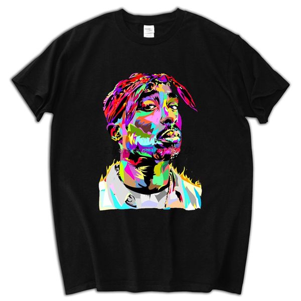 

tupac thug life tattoo t shirt mens hip hop festival rapper tee shirt music t-shirt men brand summer style sbz5270