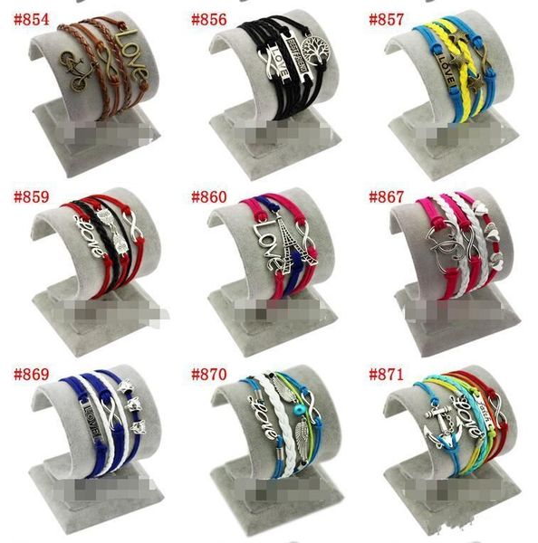 

diy leather cross charm fashion life tree of infinity bracelets jewelry antique multilayer sale heart dayupshop uyyyj, Golden;silver