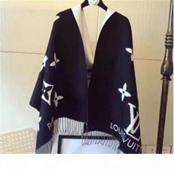 

designer winter cashmere scarf pashmina men's and women's fashion double wear thermal blankets scarves scarves cashmere cotton sca, Blue;gray