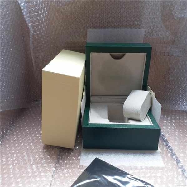 

бесплатная доставка top luxury watch brand green box оригинальные papers подарочные коробки часы кожаный мешок карты 0.8kg для rolex watch b, Black;blue