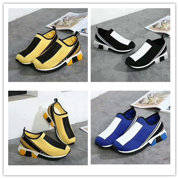 

dolce&gabbana dolce gabbana shoes 2020 мужчины или женщины смешанных цветов случайной человек runner тренеры вязаной stretch габбана обучени, Black