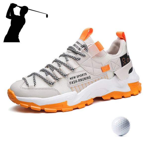 

new breathable mesh walking shoes men golf sneakers new stylish golfing shoes men light weight luxury athletic sneakers