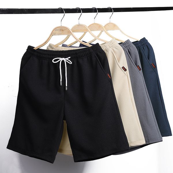 

simple shorts men summer wear new style korean-style trend sports large trunks versatile short beach in pants men's casual short, White;black
