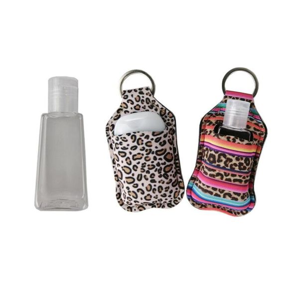 

дезинфицирующее средство для рук держатель неопрена брелока chapstick держатель leopard sumflower болл печать крышка mini бутылка крышка бут