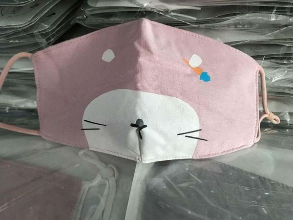 

stock designer masks variety of styles mask fashion dustproof face in earloop kids 3-layer mmj2010 wesnd