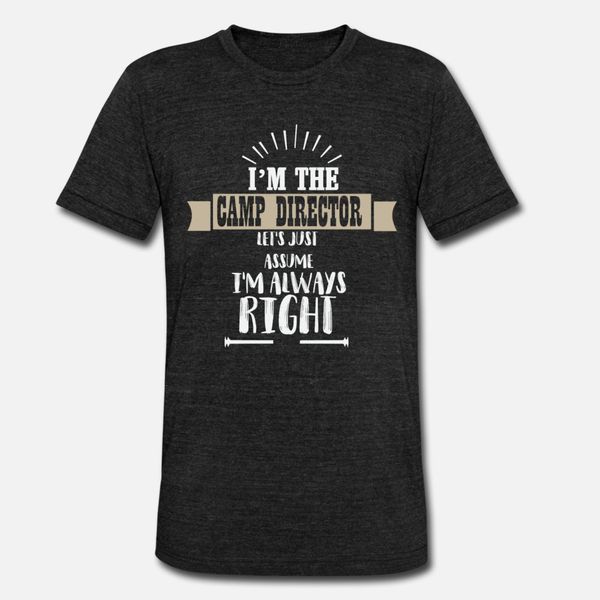 

funny camp director camping campfire beer saying t shirt men knitted tee shirt round collar original loose comfortable spring autumn shirt