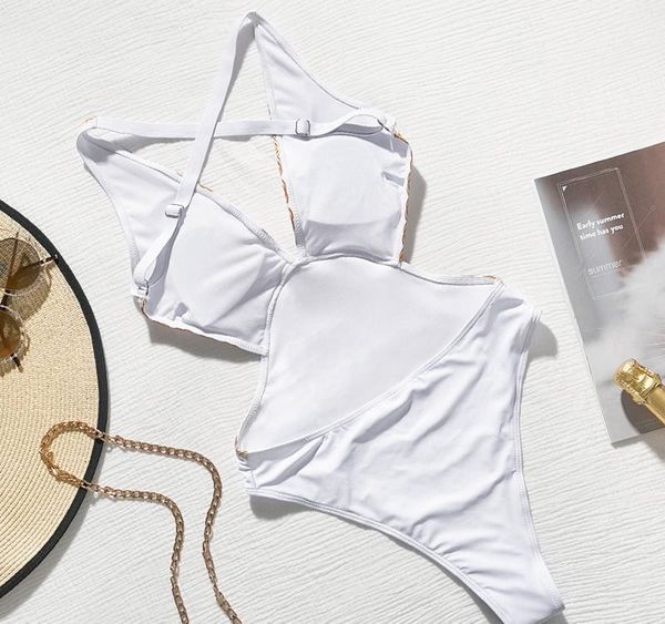 

print one-piece suits high cut swimsuit women bathers brazilian monokini swimsuit female push up bathing suit biquini0698, White;black