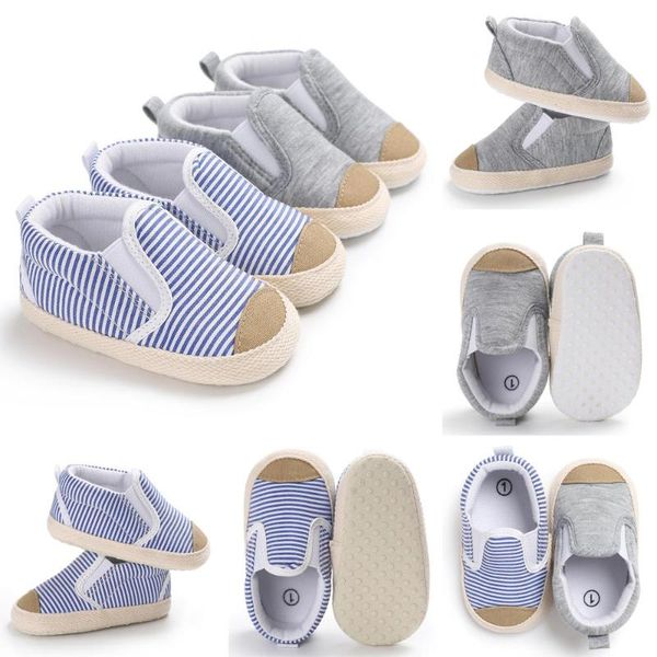 

новорожденных малышей детские ходунки первых новорожденных детская мальчики девочки мода стиль полосатый хлопок soft sole шпаргалки весна об