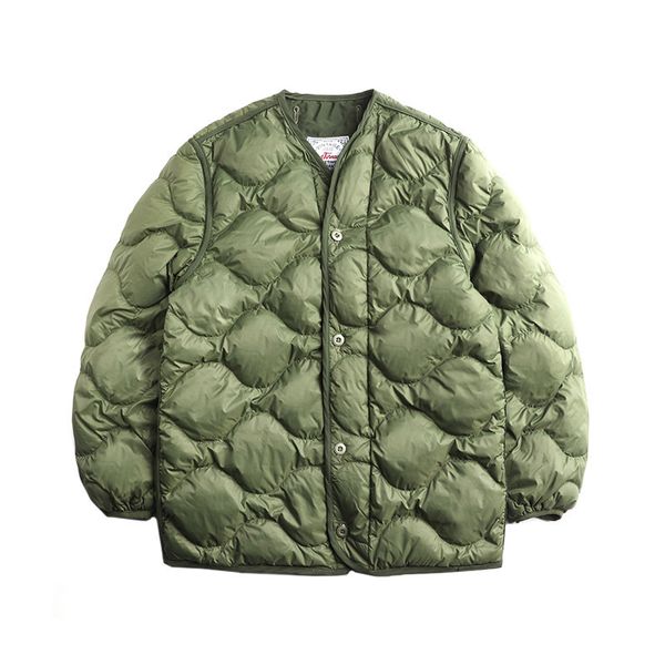 

m65-0003 read description asian size duck feather super warm m51 m65 parka jacket lining, Black;white