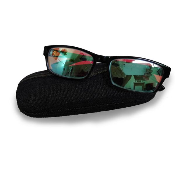 

color-blindness glasses red green color blind corrective hd glasses women men colorblind driver's license eyeglasses, White;black