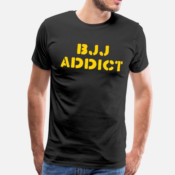 

бразильского джиу джитсу bjj наркоман тенниска мужчина печать хлопок круглого воротник мужских подарки дышащей весна тонкой рубашка