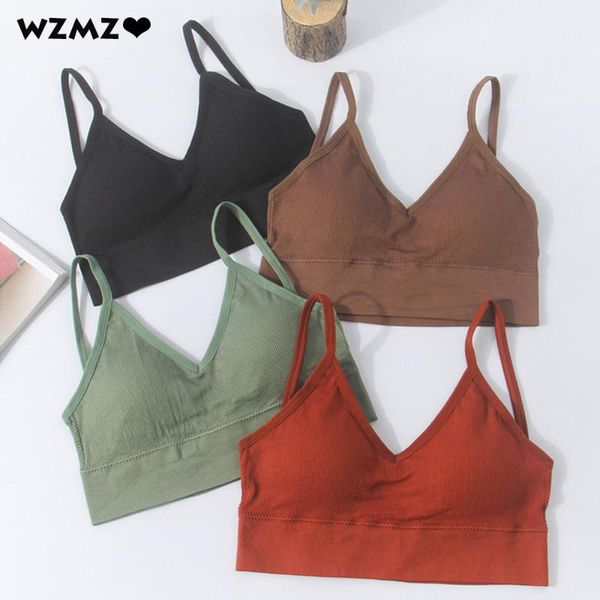 

big u back bralette underwear bas for women seamless comfortable bra lingerie wire intimates with removable padded bra, Red;black