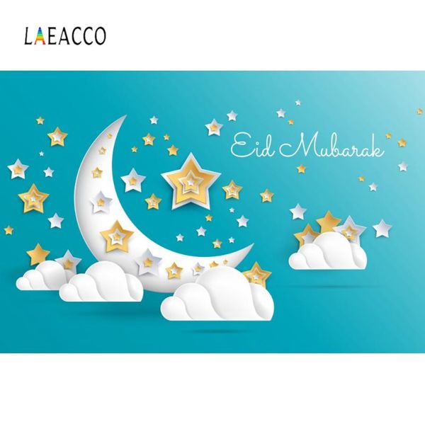 

laeacco eid mubarak ramadan party moon star poster baby portrait p backdrops pgraphy backgrounds pcall p studio