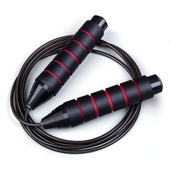 

jump ropes 3.2m double bearing steel wire skipping rope kids gym equipment workout equipments adjustable