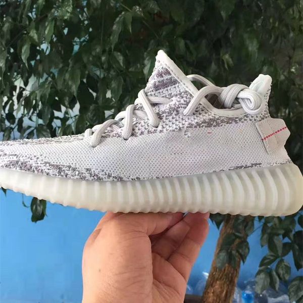 

2020 kanye west antlia summer pink gid glow glow in the dark clay black static clay running shoes mens womens v2 running cloth sneaker