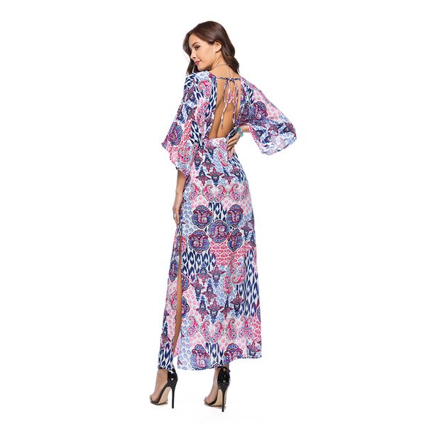 

макси платья женщина party night пляж платье длинные богемной платье летняя одежда для женщин плюс размер женщины ропа mujer robe femme, Black;gray