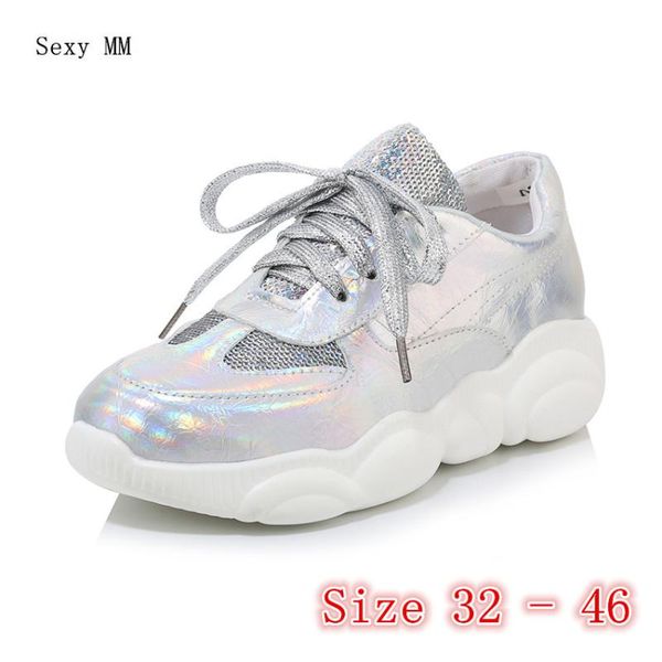 

summer winter flats women loafers breathable shoes walking platform flat shoes small plus size 32 33 - 40 41 42 43 44 45 46, Black